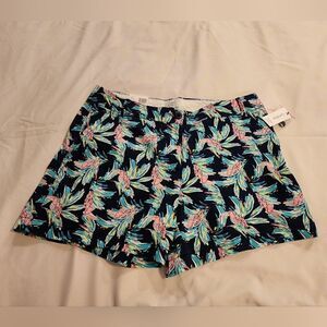 Crown & Ivy Caroline Tropical Shorts Size 14